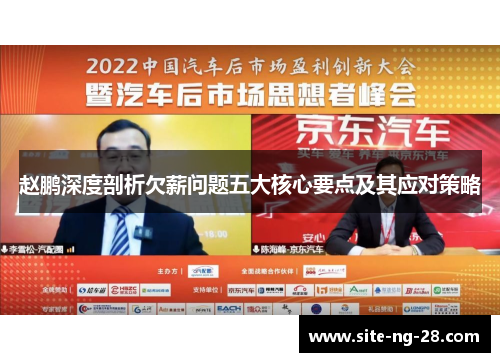 赵鹏深度剖析欠薪问题五大核心要点及其应对策略