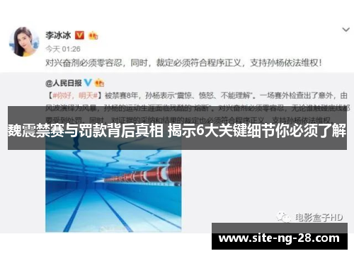 魏震禁赛与罚款背后真相 揭示6大关键细节你必须了解